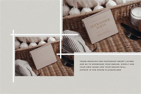 Modern Wedding Cards & Envelope Mockup Kit
