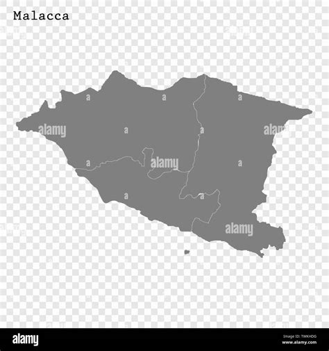 Malacca map hi-res stock photography and images - Alamy