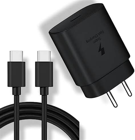 Samsung Original 25W Type-C Travel Adaptor with Cable, Black : Amazon.in