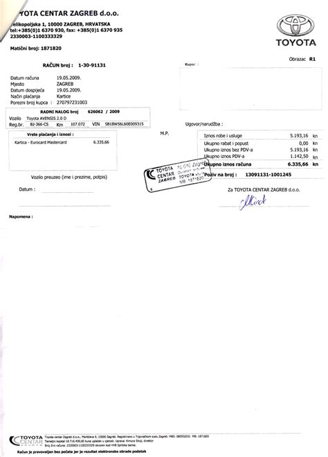 HARD TEST: TOYOTA AVENSIS 2.0 D4D (2003.g.) | Kvarovi | Cijena servisa ...