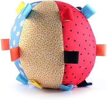 Firstcry Intellibaby Premium Plush Tag Ball for Babies and Toddlers ...