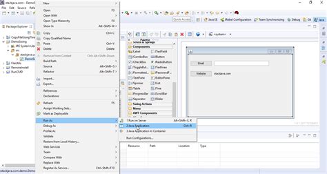 Image result for Java WindowBuilder Tutorial