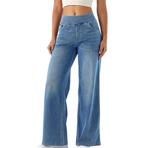 Women Sweatpant Jeans,Sweatpants That Look Like Jeans,High Waisted ...