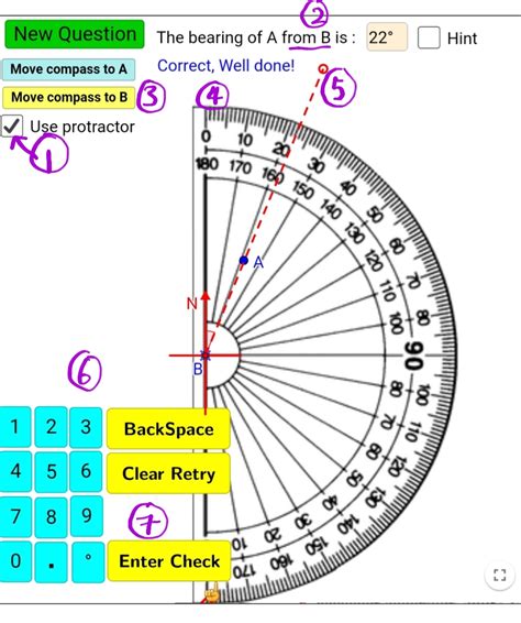 Image result for Video Using a Military Protractor to Check a Map Compass Bearing