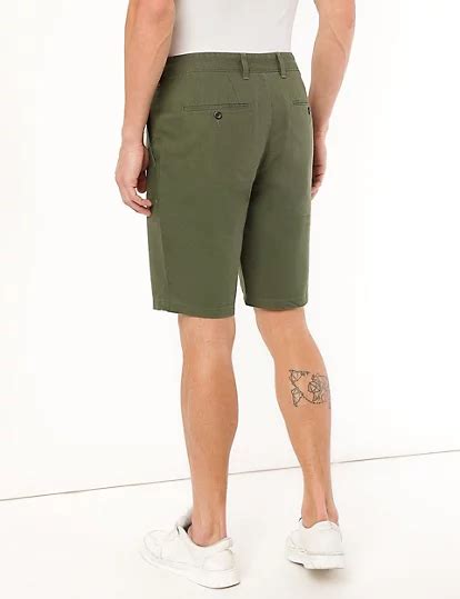 Linen Mix Plain Regular Fit Shorts