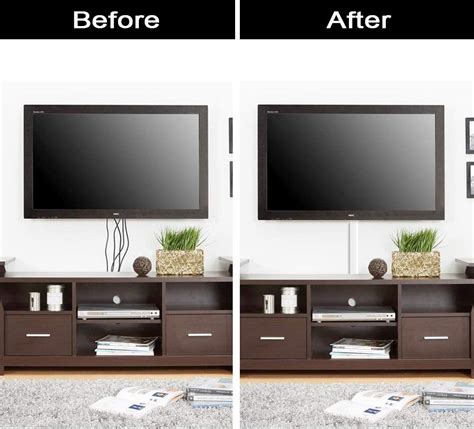 Wall Mount TV Hide Cable Box 的图像结果