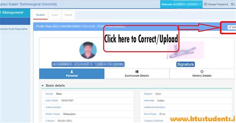 Submit your Documents and Details to KTU Portal | KTU Students ...