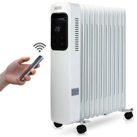Buy WiFi Smart App Controlled 2.5Kw 2500W 11 Fin Portable Electric Oil ...