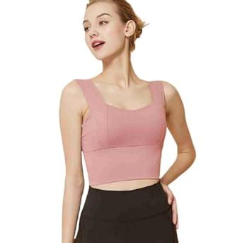 Buy Women’s Longline Bra U-Back Medium Support Yoga Bras Gym Running ...