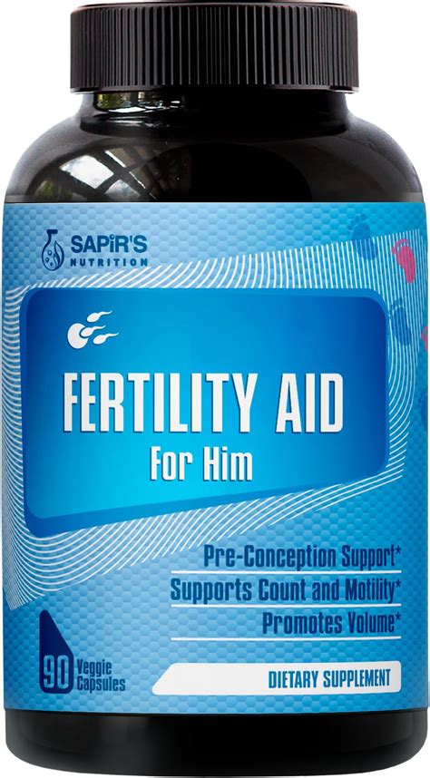 Amazon.com: Male Fertility Supplement - Pre Conception for Him Boost Sperm Count, Motility ...