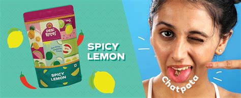 GO DESi Spicy Lemon Candy, 200g, Fruit Snacks, Mouth Freshener, Nimbu ...