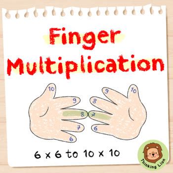 Image result for Finger Math Multiplication