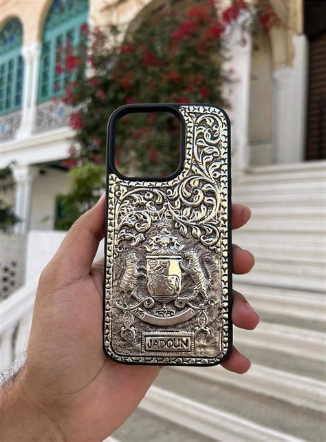 Jadon Rajput Edition – Handcrafted 92.5 Silver Mobile Case – Silverkaari