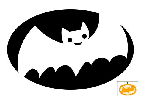 Printable Pumpkin Carving Bats
