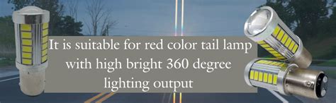 CS GLARE, Back Light,1157 BAY15D Brake Light, Tail Light Bulb Strobe ...