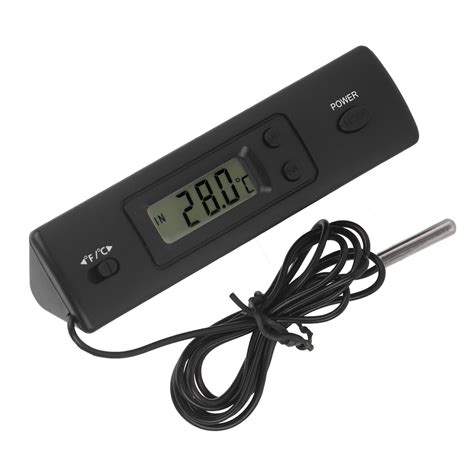 Digital LCD Thermometer Temperature Monitor Celsius & Fahrenheit with ...