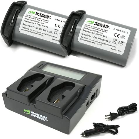 Wasabi Power Camera Accessories Wasabi Power Dual Battery Charger For ...