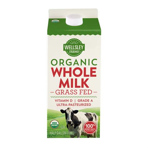 Wellsley Farms Organic Grass Fed Whole Milk, 64 oz. | BJ's Wholesale Club