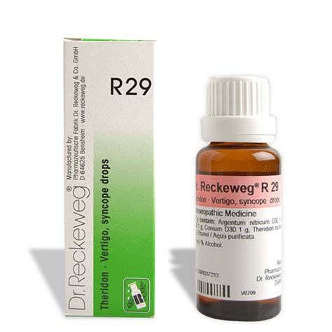 Buy Dr. Reckeweg R29 Theridon Vertigo And Syncope Drop (22ml) From ...