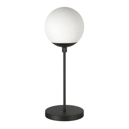 Hudson & Canal Henn, Hart Theia Blackened Bronze Globe, Stem Table Lamp ...