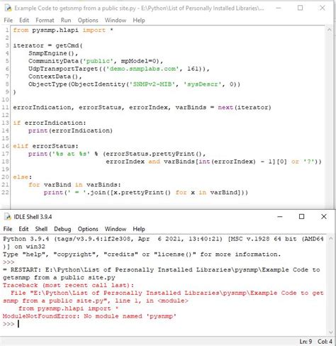 Image result for PySNMP Example