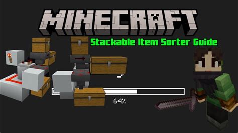 Image result for Minecraft Sorting System Non-Stackable Items