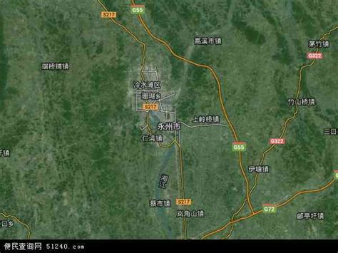 永州市地图 - 永州市卫星地图 - 永州市高清航拍地图