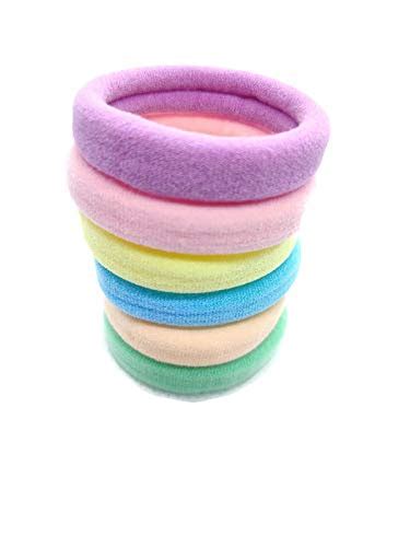Buy Hair Rubber Bands for Girls and Women Multi colored (6 Pieces) at ...