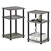 STAR WORK-3-Tier End Table Turn-N-Tube End Table Corner Display Rack ...