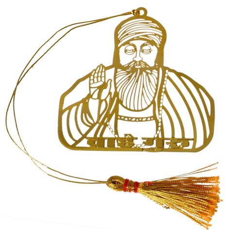 Guru Nanak Dev Vahe Guru Bookmark, Decorative Car Hangings and Wall ...