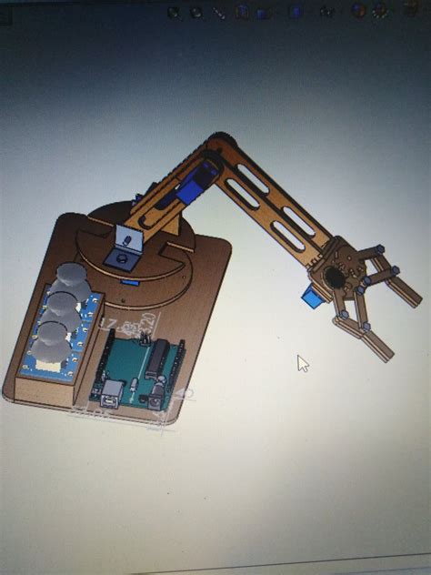 Robotic Arm SolidWorks 的图像结果