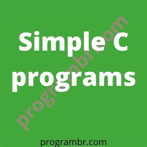 Simple Program in C 的图像结果