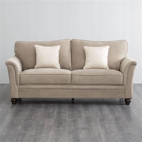 Buy Helios Lamcy Fabric 3-Seater Sofa - Beige from Helios by Home ...