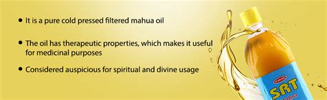 SRT MAHUA OIL (ILUPA OIL) 1 Litre : Amazon.in: Health & Personal Care