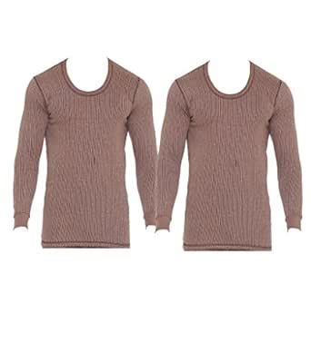 Buy Mack JONNEY Blended Brown Thermal Top for Men (Pack of 2)-thRNFS_CF ...