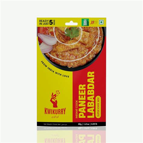 Kwikurry Ready To Cook Jain Paneer Lababdar Premix | Instant Food ...