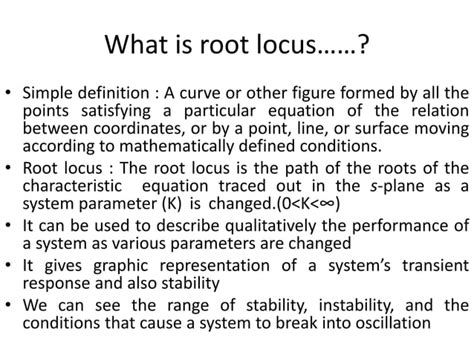Image result for Examples of Root Locus Method in Control