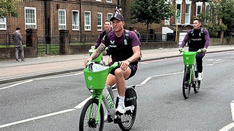 ENG vs WI: England players arrive on cycles; WI team bus delayed due to ...