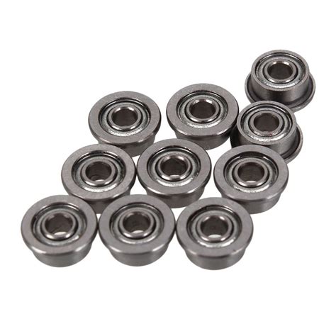 Buy CNBTR MF52ZZ 2x5x2.3mm High Precision Steel Shielded Flanged Model ...