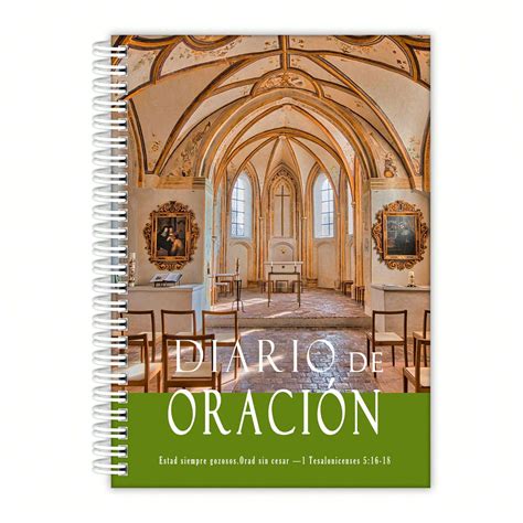 Spanish Prayer Journal: Spiral-Bound Hardcover Notebook For Bible Study ...