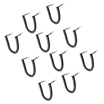 Segolike 10PCS 6.5FT RJ11 Modular Telephone Extension Phone Cord Cable ...