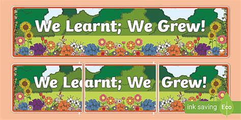 Kindergarten Graduation Editable Display Banner