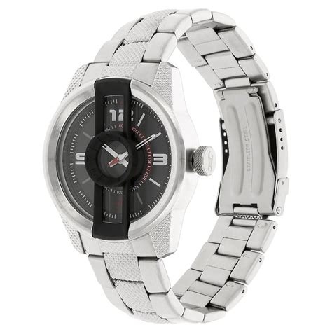 Buy Online Fastrack Motorheads Quartz Analog Black Dial Stainless Steel ...