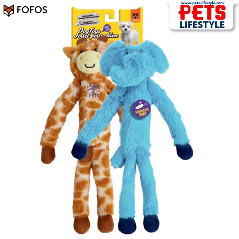 Fofos The FOFOS Elephant & Giraffe Dog Toy 2-Pack | Dog Toy India