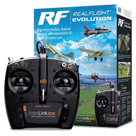 RealFlight Evolution RC Flight Simulator with InterLink DX Controller ...
