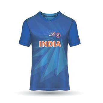 Buy MARKRICH Ind T20 Cricket Team Official World Cup Jersey for Kids ...
