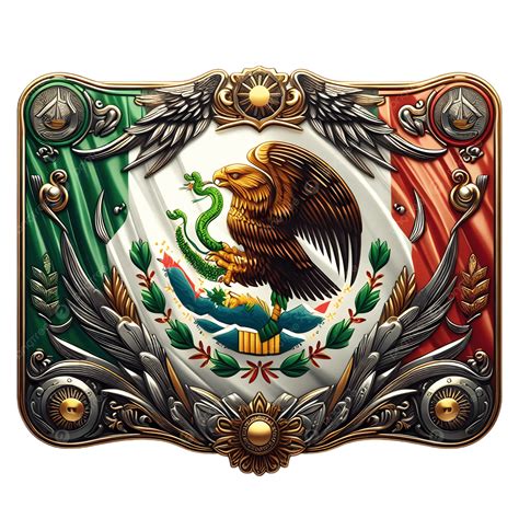 Mexican Flag Eagle
