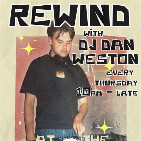 Dan Weston - Rewind, The Mash Tun, Brighton, 20 March to 21 March ...
