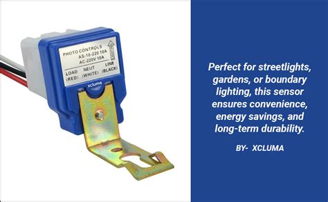 xcluma Photo Control Sensor Automatic Street Light Lighting Switch ...