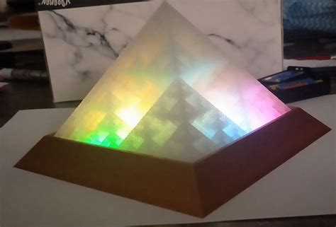 Bill Kerr: Sierpinski Pyramid Lamp